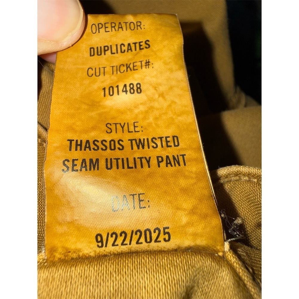 Citizens of Humanity thassos twisted seam utility Cargo Pant 6 6 Beige Wide-Leg - Picture 11 of 11